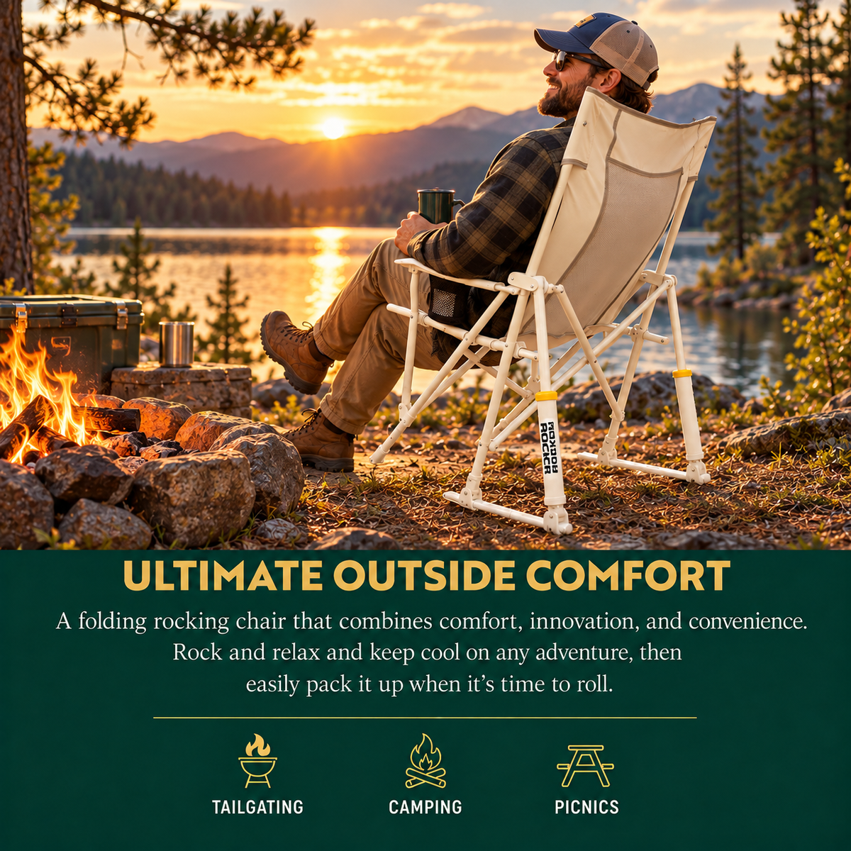 The Rock-Anywhere™ Auto-Shock Rocker – 2 Chair Set
